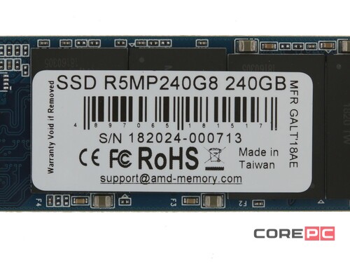 Твердотельный накопитель AMD 240 Gb Radeon R5 R5MP240G8