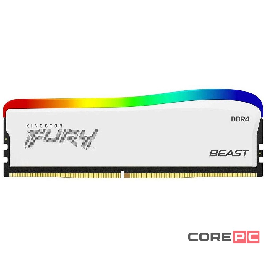 Оперативная память 16 Gb 3600 MHz Kingston FURY Beast RGB Special Edition White (KF436C18BWA/16)