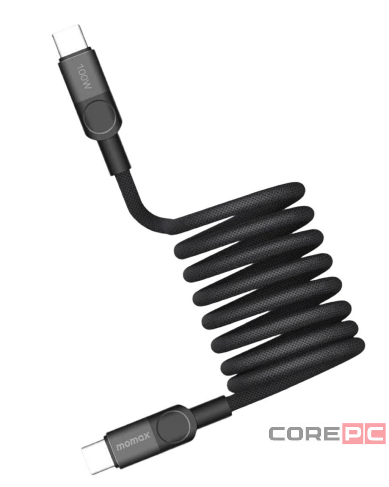 Usb Кабель-зарядка Type-C на Type-C Momax Mag.Link 100W DC62D 2м черный