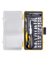 Набор ножей для резьбы по дереву Xiaomi Deli Utility Knife DL-DP1 (16 лезвий) черный