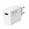 Сетевое зарядное устройство Xiaomi MI 1USB 100W с кабелем Type-C (MDY-19-ER) белое