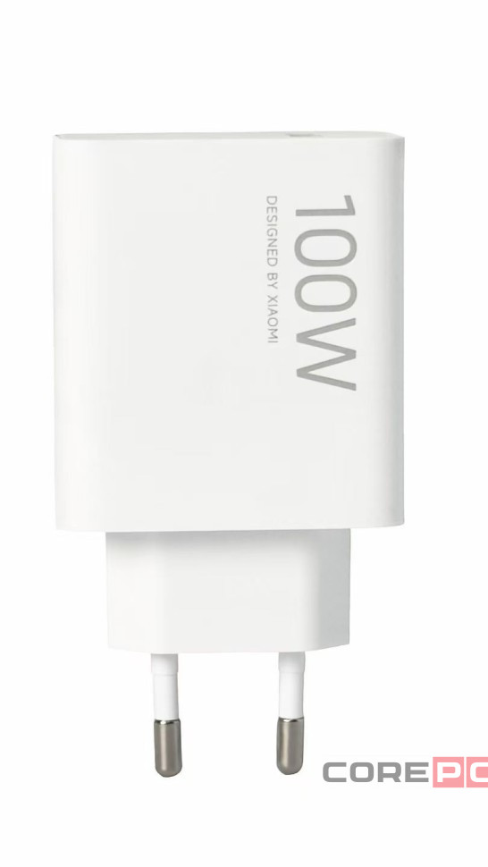 Сетевое зарядное устройство Xiaomi MI 1USB 100W с кабелем Type-C (MDY-19-ER) белое