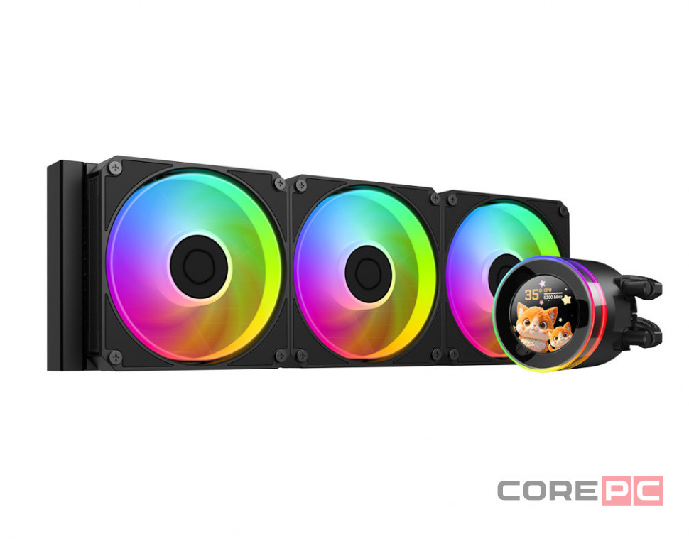 Система жидкостного охлаждения для процессора ID-COOLING SL360 V2 LCD Black