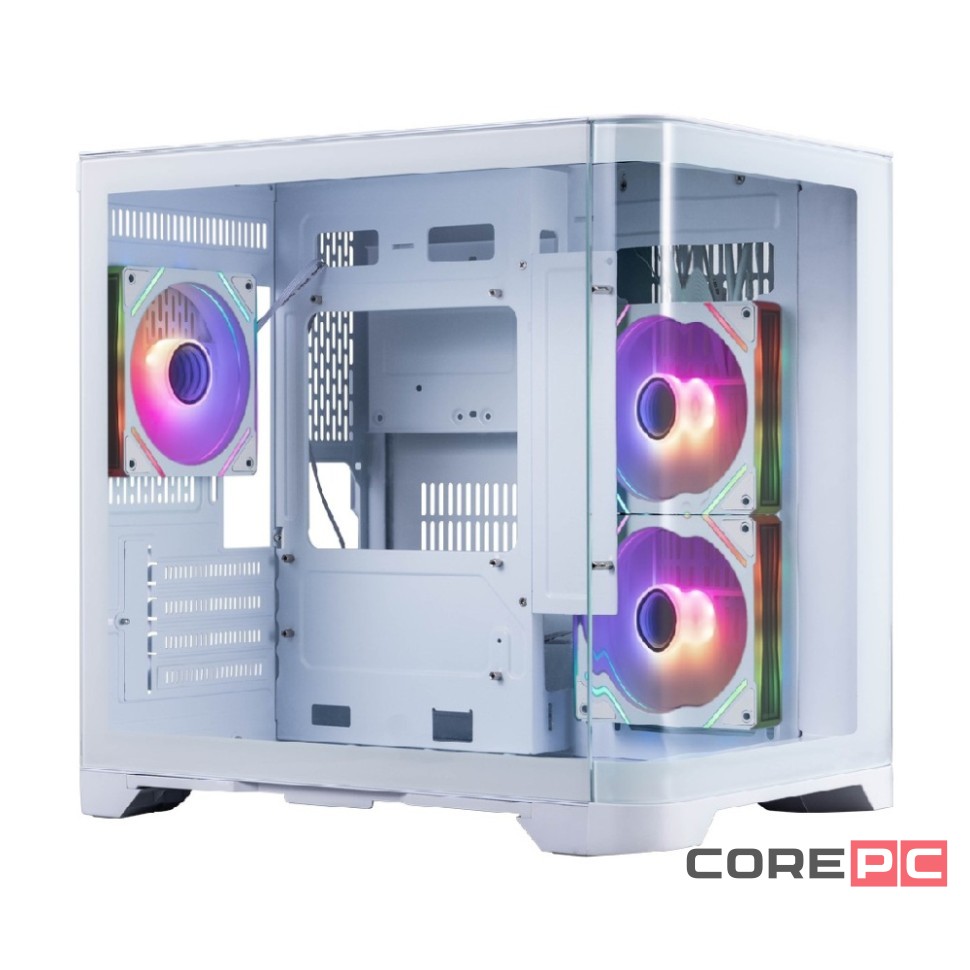 Компьютерный корпус 1STPLAYER UVIEW UV5 ARGB White (UV5-WH-2FC7R-W-1FC7-W)