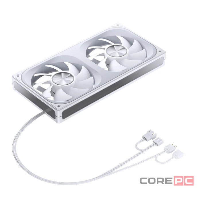 Вентилятор для корпуса Ji Jia Fans 240 ARGB White v2