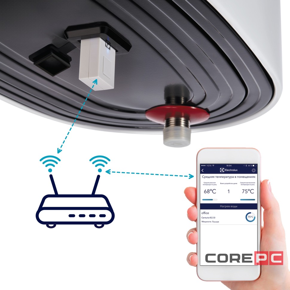 Водонагреватель Electrolux EWH 80 Centurio IQ 2.0 Silver