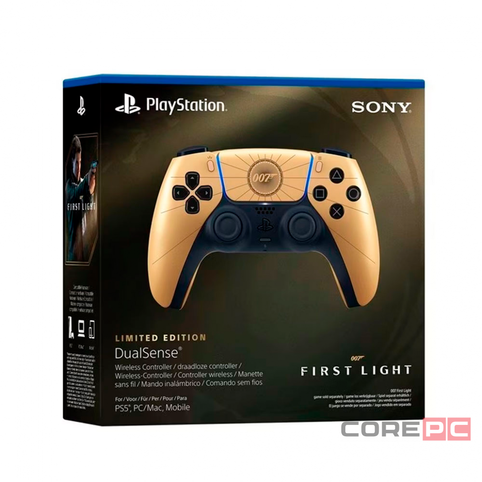 Беспроводной контроллер Sony DualSense Wireless Controller 007 First Light Limited Edition для PS5 (золотой/черный)
