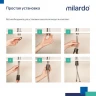 Смеситель для раковины Milardo RORWT01M01, рычажное управление, цвет белый матовый