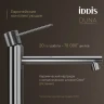 Смеситель для раковины Iddis DUNSB01i01, рычажное управление, цвет хром