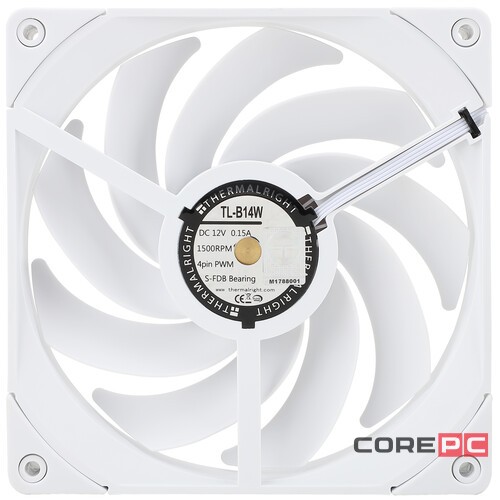 Вентилятор для корпуса Thermalright TL-B14W EXTREM White (TRTLB14EW)
