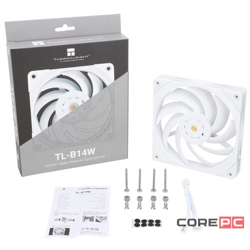 Вентилятор для корпуса Thermalright TL-B14W EXTREM White (TRTLB14EW)
