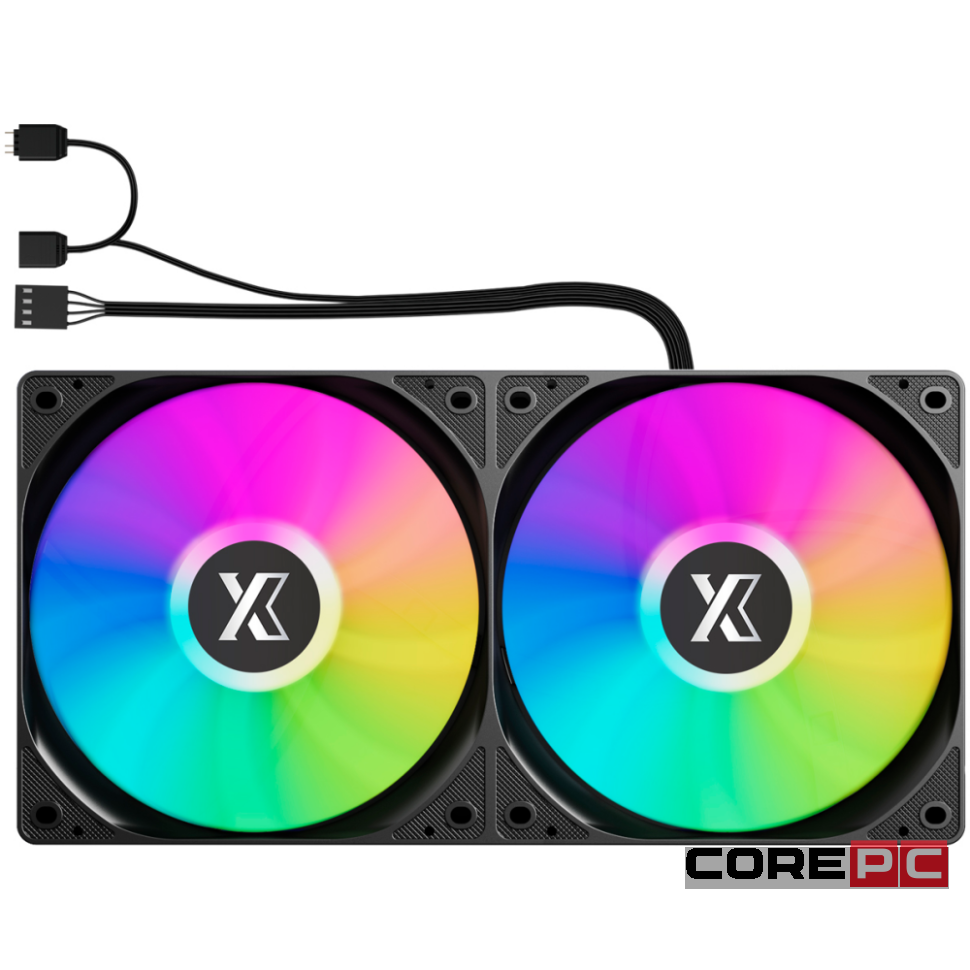 Система жидкостного охлаждения для процессора XASTRA LP240 ARGB BK Black (LP240-BKAFXX-GL)