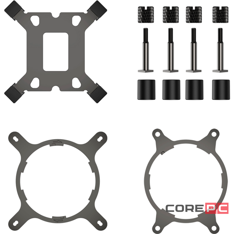 Система жидкостного охлаждения для процессора XASTRA LP240 ARGB BK Black (LP240-BKAFXX-GL)