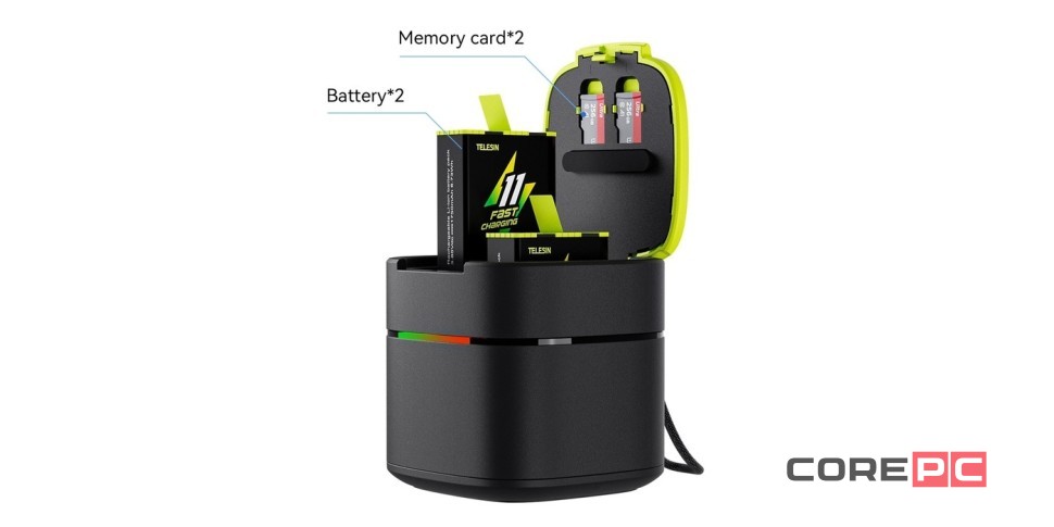 Зарядное устройство (бокс) Telesin GP-FCK-B11 для GoPro Hero 12/11/10/9