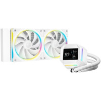 Система жидкостного охлаждения для процессора Deepcool LM240 WH ARGB White