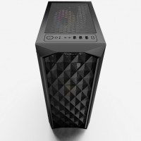 Компьютерный корпус Powercase DIAMOND Mesh LED Black ATX CMDM-L1