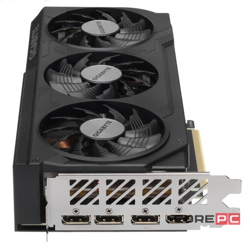 Видеокарта Gigabyte (GV-N4070WF3OC-12GD) GeForce RTX 4070 12GB WINDFORCE OC