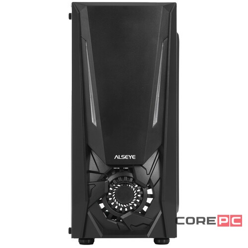 Компьютерный корпус ALSEYE TG Black (Reactor-B)