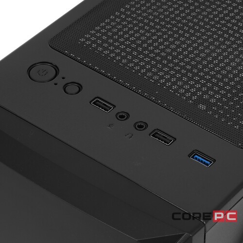 Компьютерный корпус ALSEYE TG Black (Reactor-B)