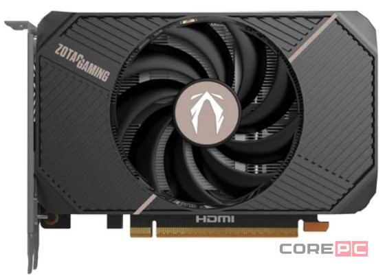 Видеокарта ZOTAC (ZT-B50500G-10L) GeForce RTX 5050 8GB SOLO LITE PACK