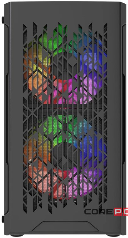 Компьютерный корпус Powercase Mistral Micro D3B ARGB V2 Black (CMMDB-A3-V2)