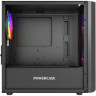 Компьютерный корпус Powercase Mistral Micro D3B ARGB V2 Black (CMMDB-A3-V2)