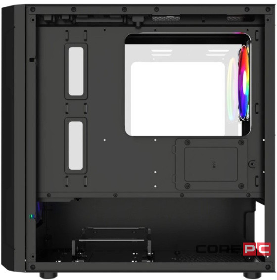 Компьютерный корпус Powercase Mistral Micro D3B ARGB V2 Black (CMMDB-A3-V2)