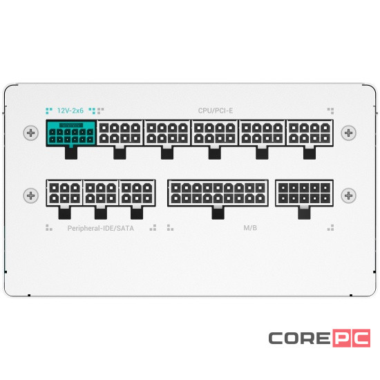 Блок питания Deepcool 850W GAMERSTORM PQ850G WH 16 Pin (PCIe 5.0 Connector Cable Details)