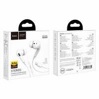 Проводная стерео-гарнитура Hoco M1 Pro Original Lightning (белый)