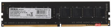 Оперативная память 4 Gb 2400 MHz AMD R7 PERFOMANCE SERIES Black (R744G2400U1S-UO)