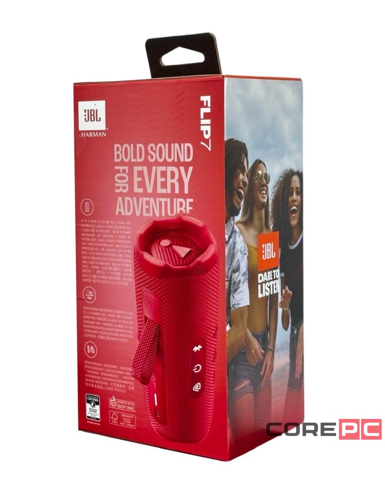 Bluetooth колонка JBL Flip 7 красная