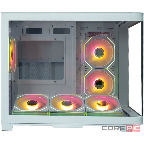 Компьютерный корпус XASTRA QR600M 6ARGB C10-UC LED Strip ARGB White (QR600M-6FM12A-C10-UC-L-WH)