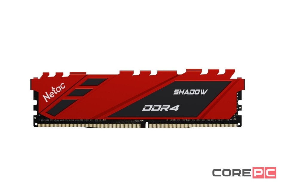 Оперативная память 8 Gb 3200 MHz NETAC SHADOW Red (NTSDD4P32SP-08R)