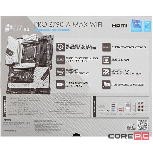 Материнская плата MSI PRO Z790-A MAX WIFI