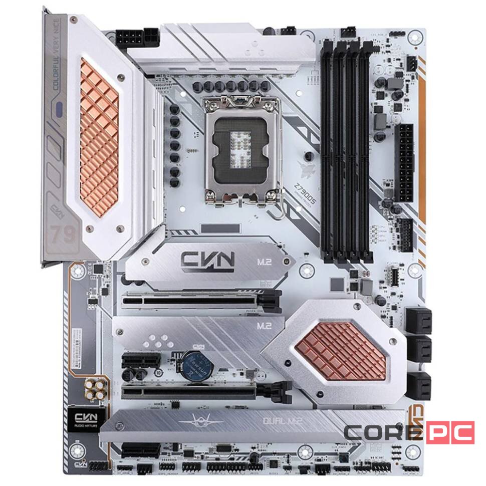 Материнская плата Colorful CVN Z790D5 GAMING FROZEN V20 White