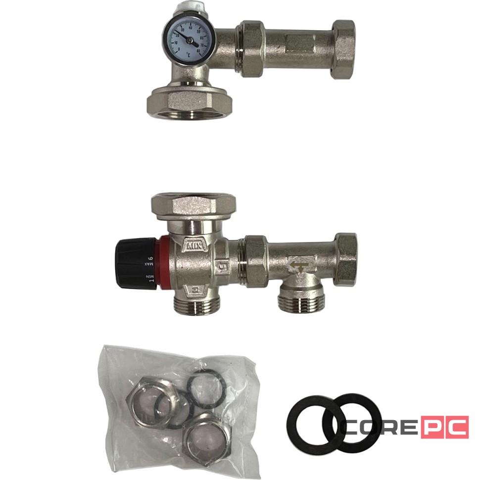 Узел Wester смесительный, серии S (DN25, Kvs2.5, PN10, НР 1quot;, 20-43гр.C)