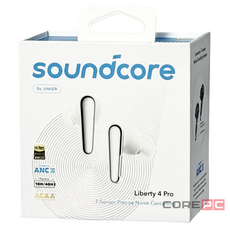 Беспроводные наушники TWS Anker Soundcore Liberty 4 Pro белые