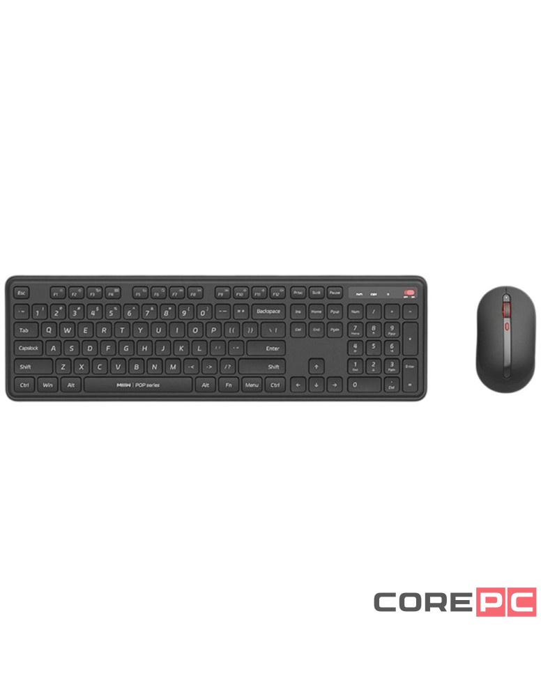 Клавиатура и мышь Xiaomi MIIIW Wireless Keyboard and Mouse Combo Gen 3 MW24PB03 черный