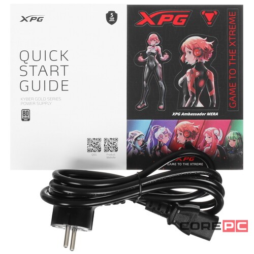 Блок питания ADATA XPG 650W KYBER 650 (KYBER650G-BKCEU)