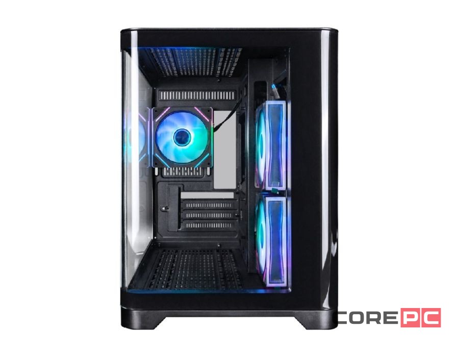 Компьютерный корпус 1STPLAYER UVIEW UV6 ARGB Black (UV6-BK-2FC7R-1FC7)