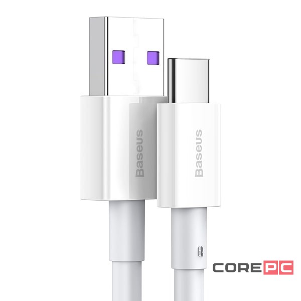 Usb Кабель-зарядка TYPE-C Baseus Superior 2м (CATYS-A02) 66W белый
