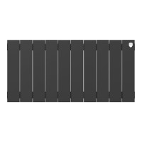 Радиатор биметаллический Royal Thermo PianoForte 300 Чёрный - 10 секц.
