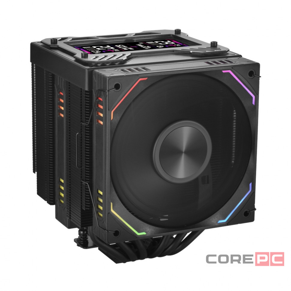Кулер для процессора 1STPLAYER F.A.S.T. FT12DSL-6 ARGB Black (FT12DSL-6-BK)