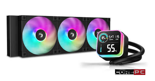Система жидкостного охлаждения для процессора Deepcool LQ360 Black (R-LQ360-BKLSMW-G-1)