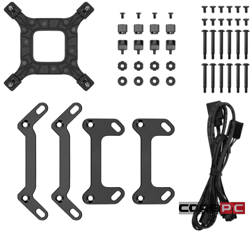Система жидкостного охлаждения для процессора Deepcool LQ360 Black (R-LQ360-BKLSMW-G-1)