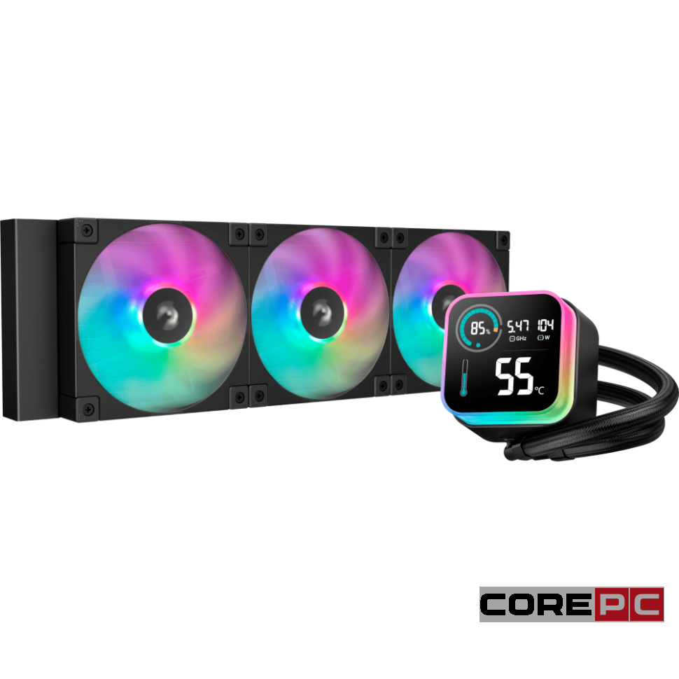 Система жидкостного охлаждения для процессора Deepcool LQ360 Black (R-LQ360-BKLSMW-G-1)