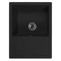Кухонная мойка MIXLINE 00-00001577, Врезная, цвет черный