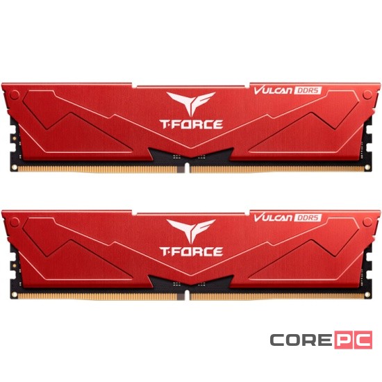 Оперативная память 64 Gb 5600 MHz Team Group T-FORCE Vulcan Red (FLRD564G5600HC36BDC01)
