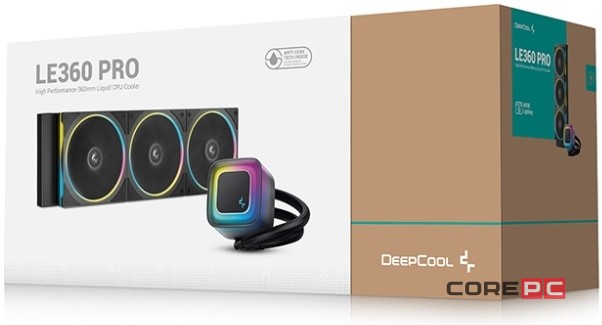Система жидкостного охлаждения для процессора Deepcool LE360 PRO ARGB Black