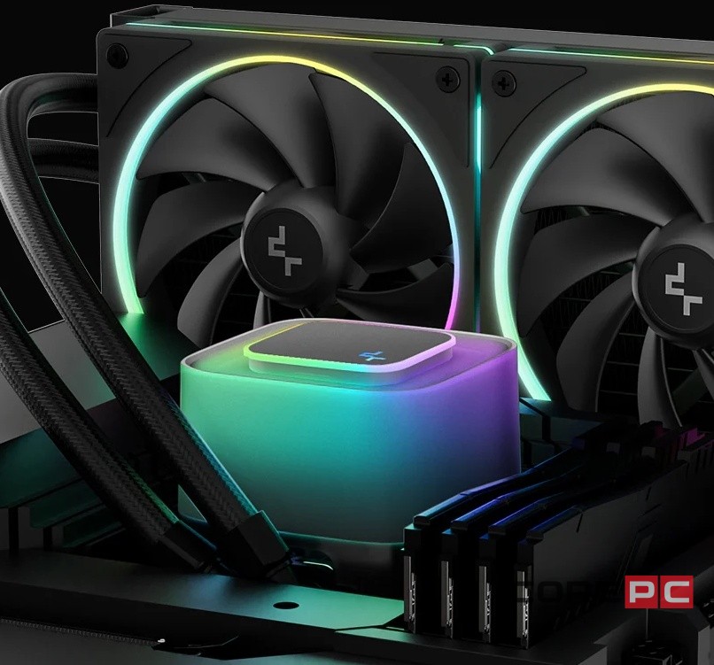 Система жидкостного охлаждения для процессора Deepcool LE360 PRO ARGB Black
